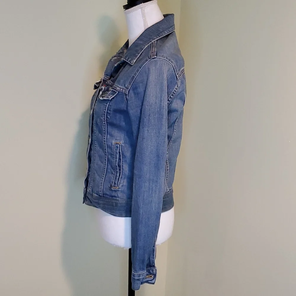 Levi's Jean Jacket with Pins - Picture 3 of 7